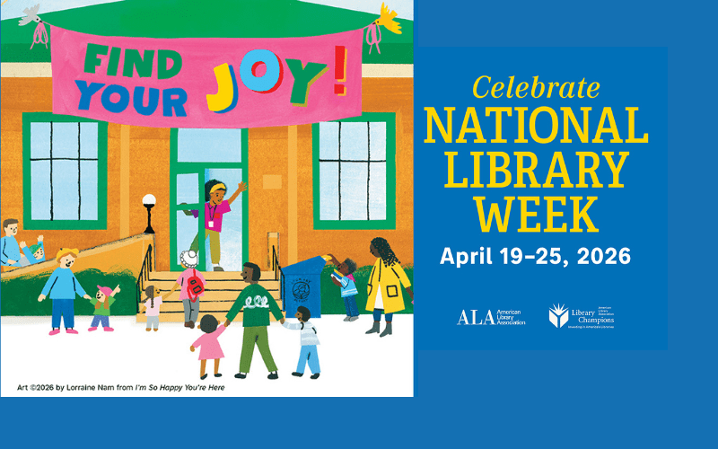 image for National Library Week 2026: Find Your Joy