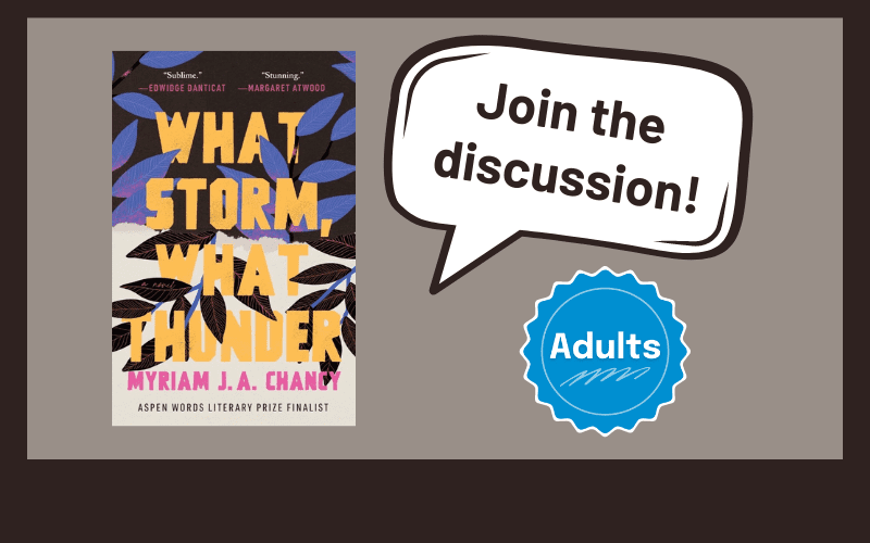 image for One Maryland One Book Discussion: What Storm, What Thunder