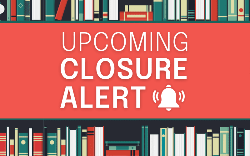 image for All KCPL Branches Closed Thursday, Nov. 28 and Friday, Nov. 29