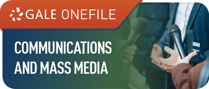 logo for Gale OneFile: Communications & Mass Media