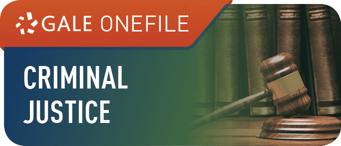 logo for Gale OneFile: Criminal Justice