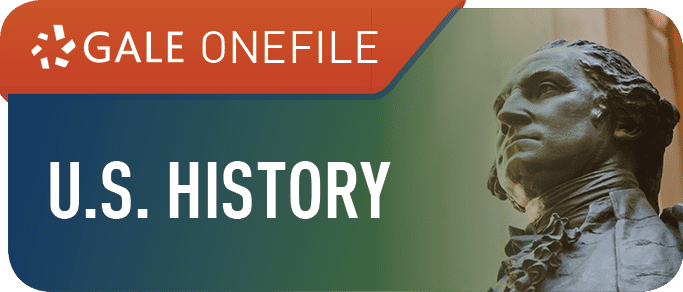 logo for Gale OneFile: U.S. History