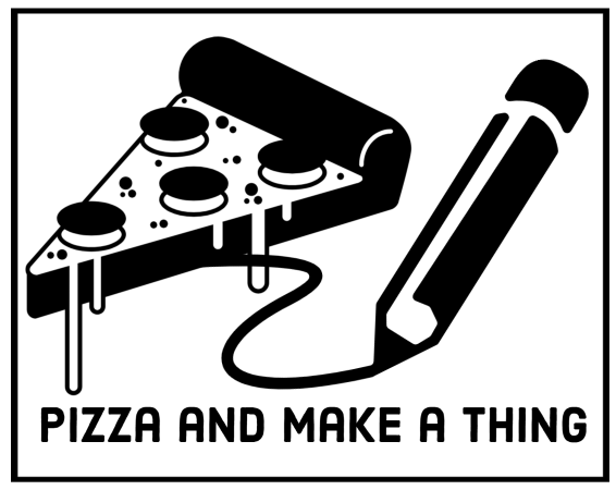 Pizza and Make a Thing Logo