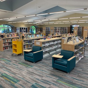 Chestertown Branch Building Adult Reading Area